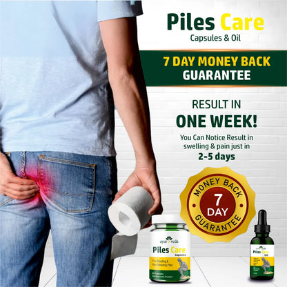 AyurMveda Piles Care Capsules & Oil